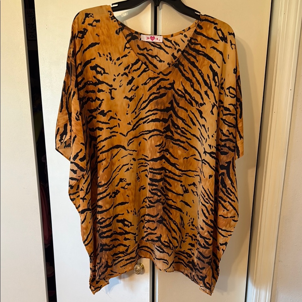 Buddy Love Tiger Print Blouse